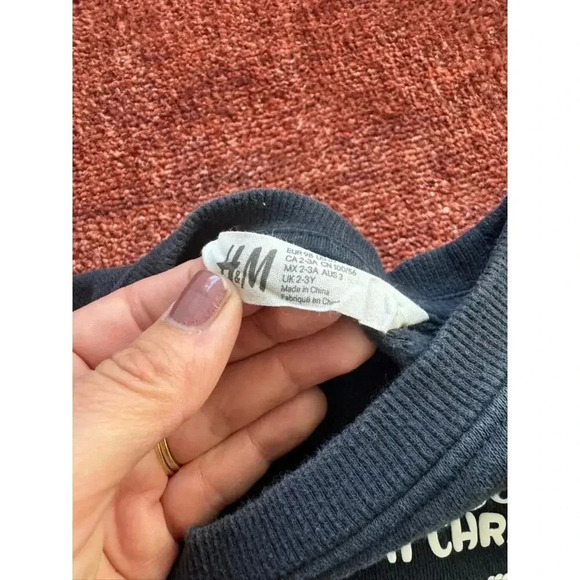 Be Yourself Dino Christmas Sweatshirt - 3T‎ - Picture 3 of 4